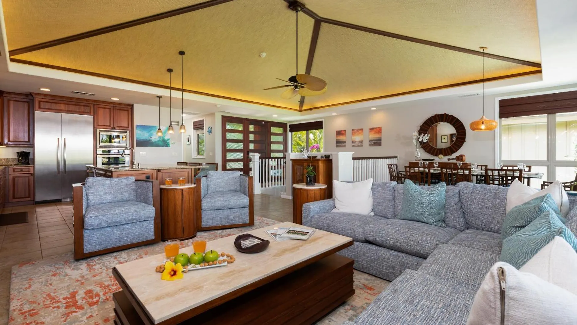Aqua Marine Dream Bikes Unique 4.5 Bath 4 Bedroom Waikoloa Tatil Evi